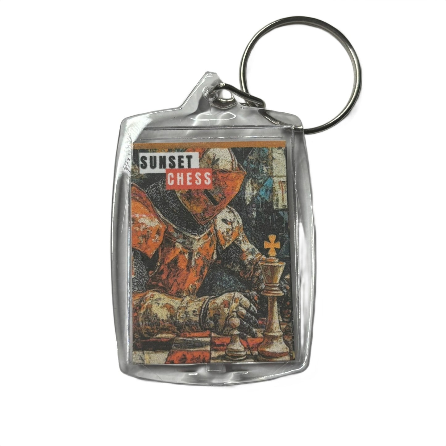 Modest Knight - Chess  Photo Keychain