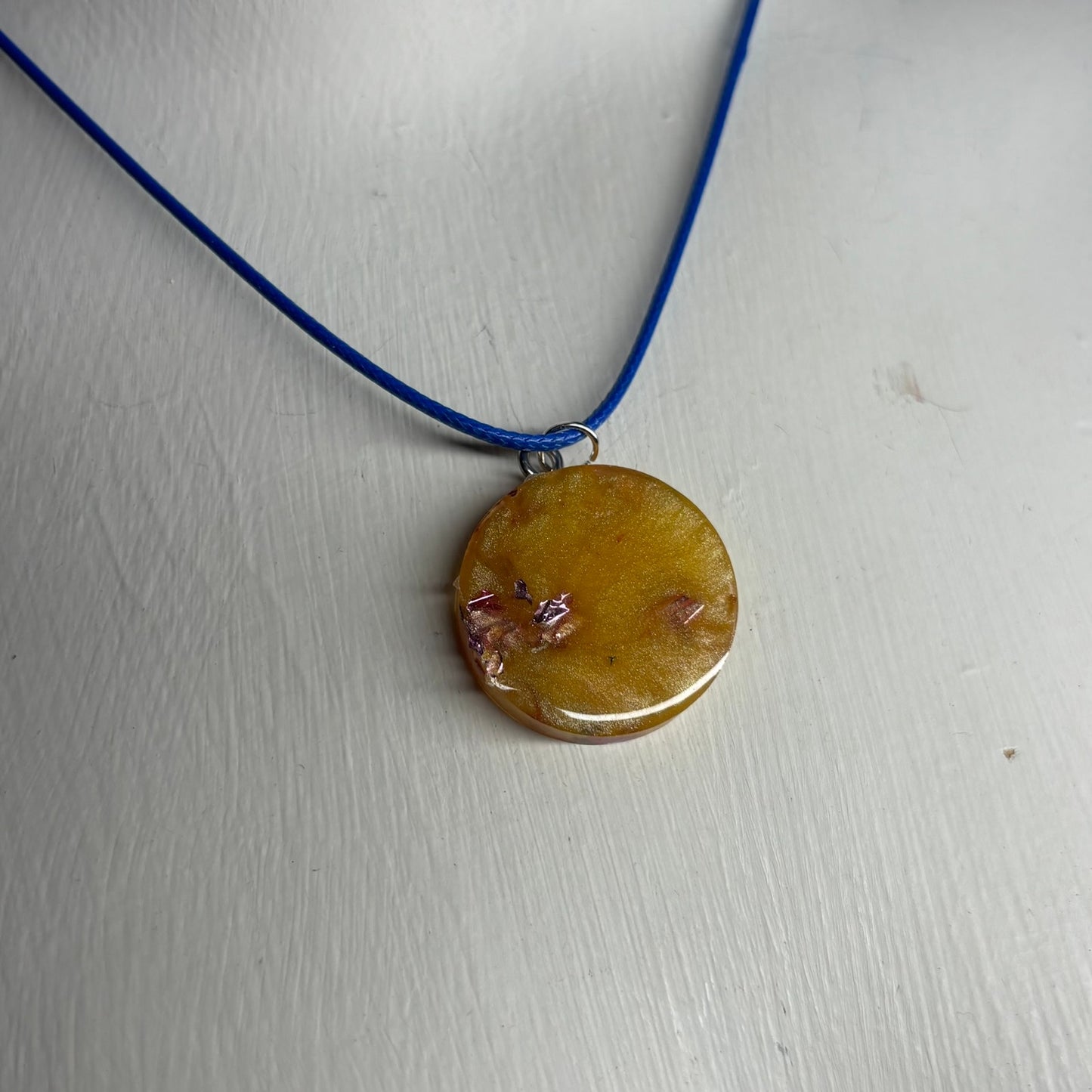 Banana Yellow Pawn - Handmade Resin Chess Necklace