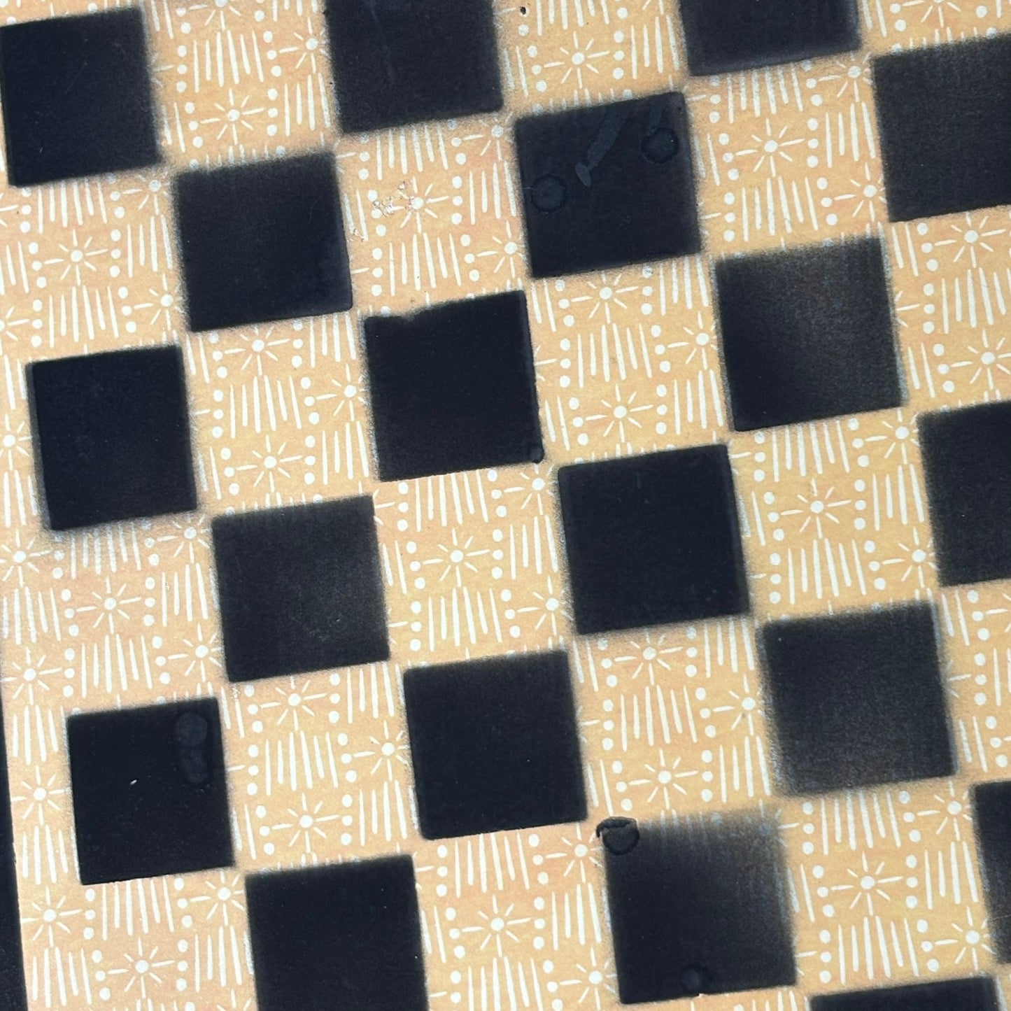 Splendid Yellow - Scrapbook Chess Board