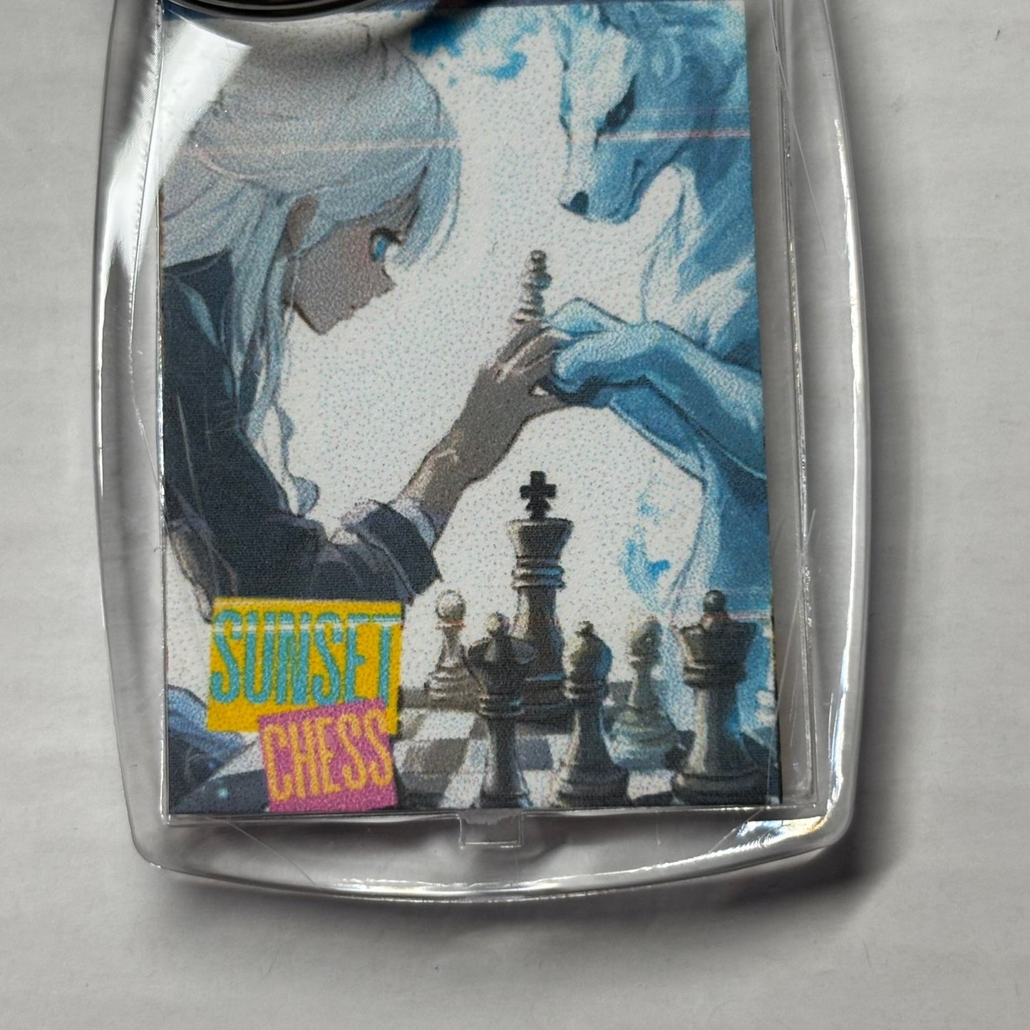 Winters Fate - Chess  Photo Keychain