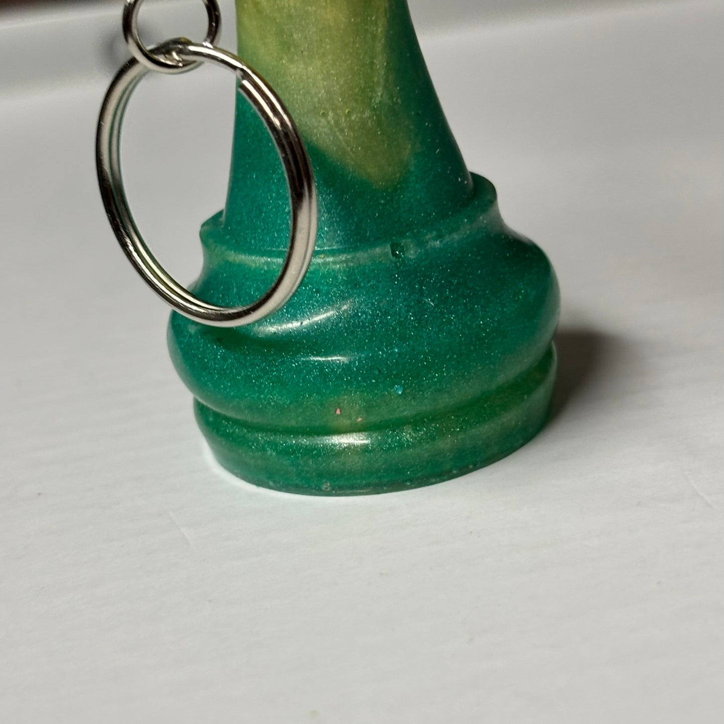 Lemon Swirl King - Handmade Resin Keychain - Large Edition