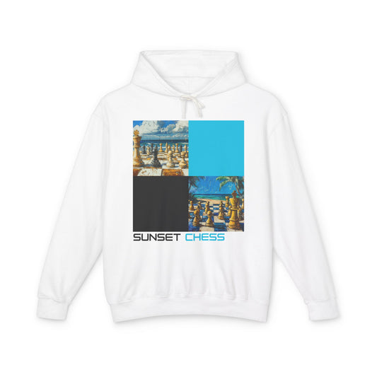 Ocean Dice - White Chess Hoodie