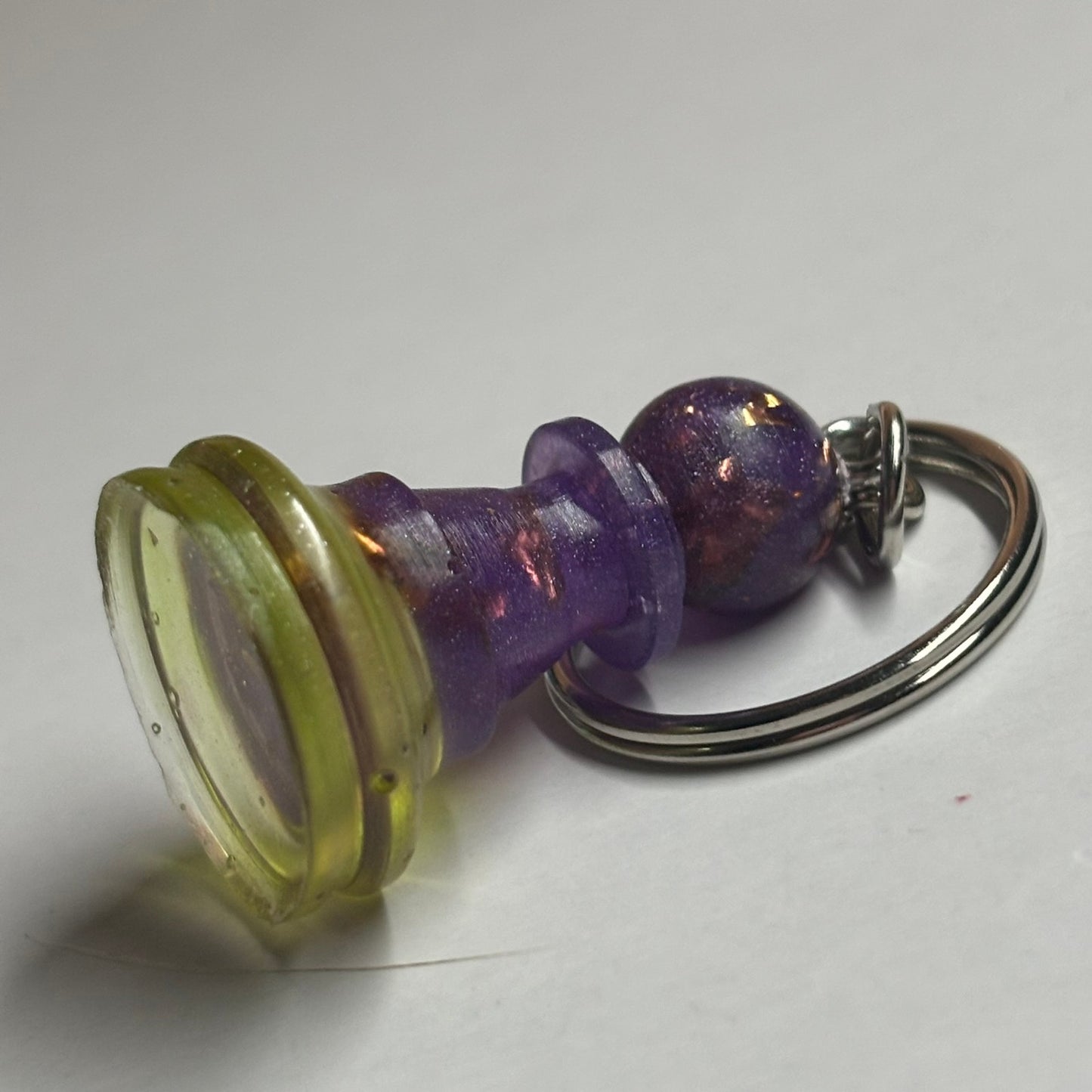Purple Pawn - Handmade Resin Keychain