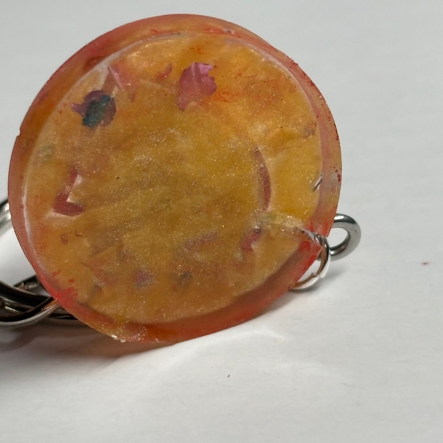 Flaming Knight - Handmade Resin Keychain