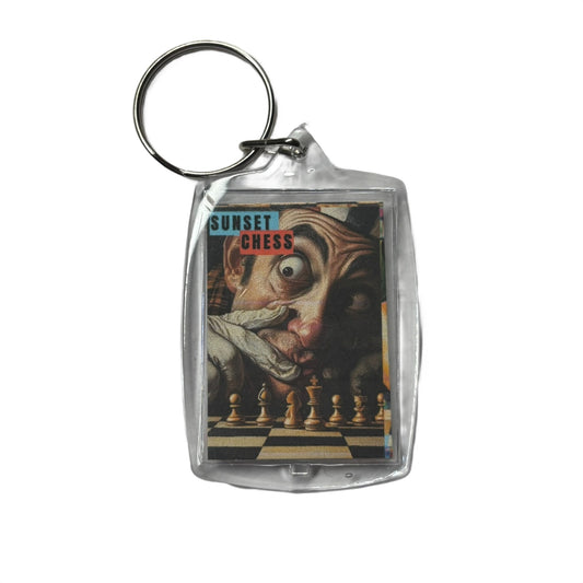 Curious Clown - Chess  Photo Keychain