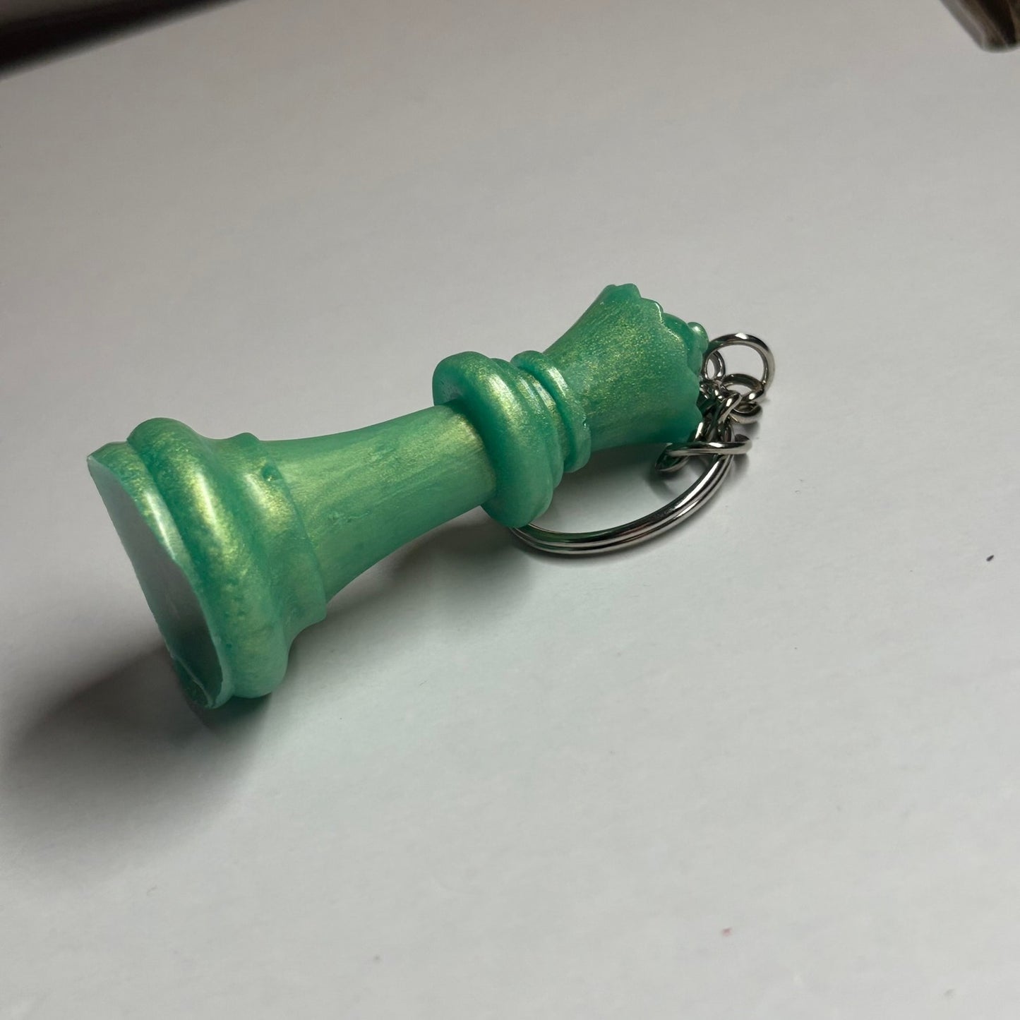 Green Queen - Handmade Resin Keychain