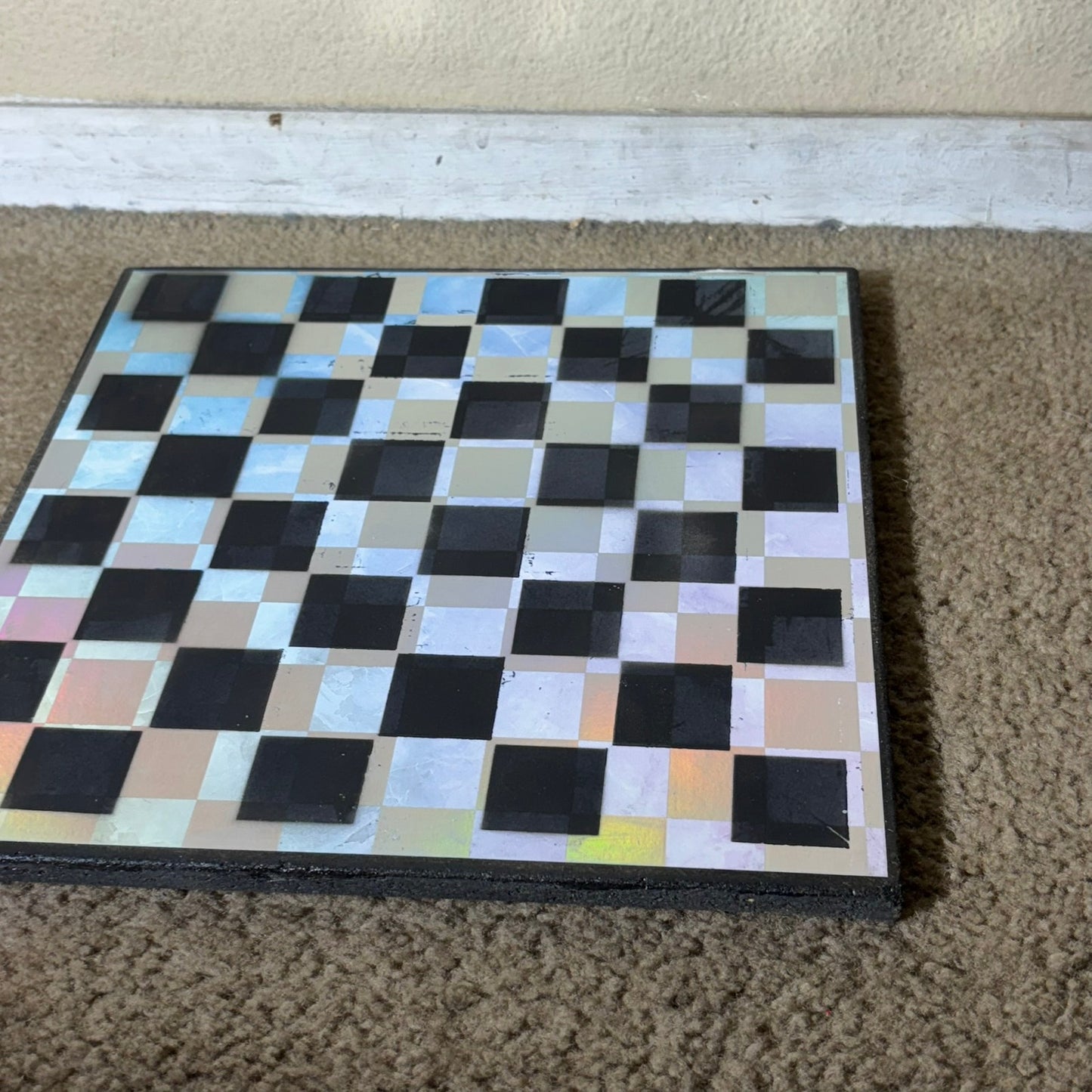 Shine Squares - Scrapbook Chess Board