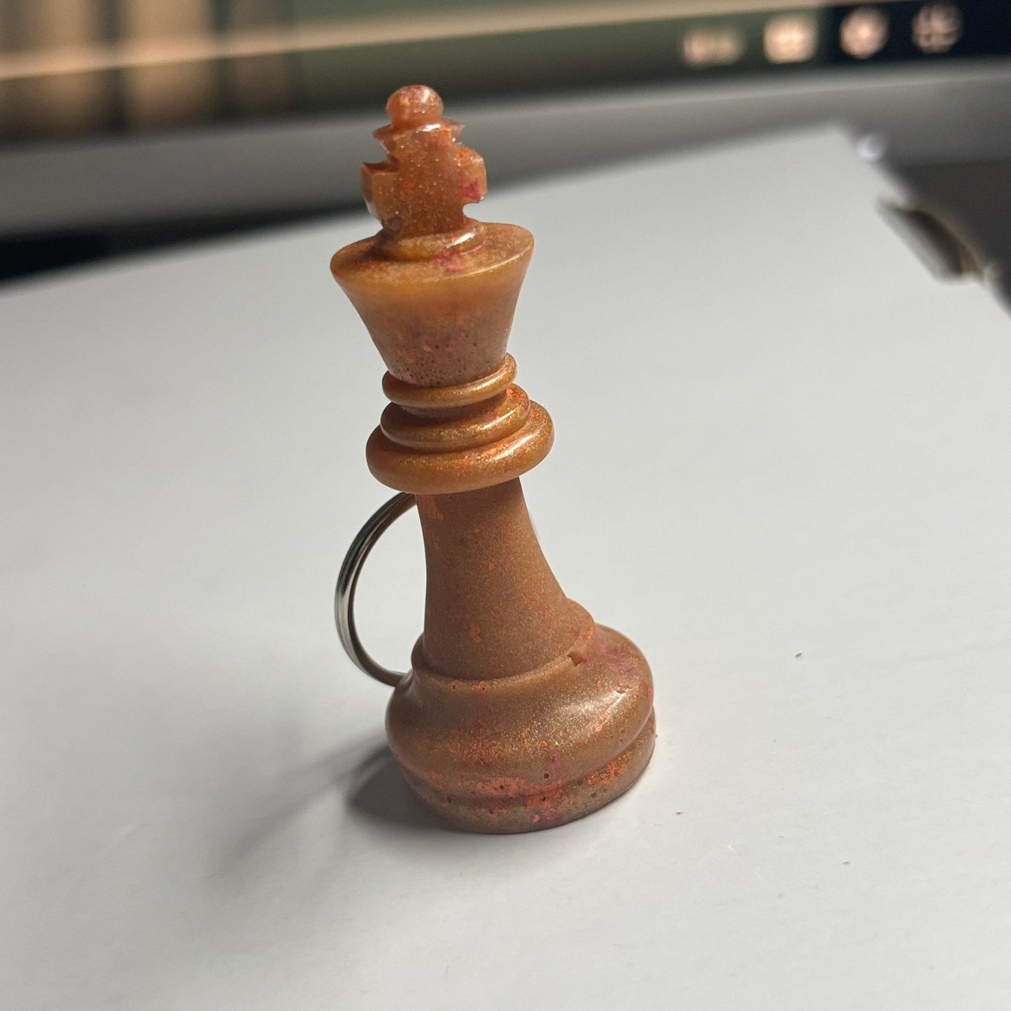 Brown Cream Royal - Handmade Resin Keychain