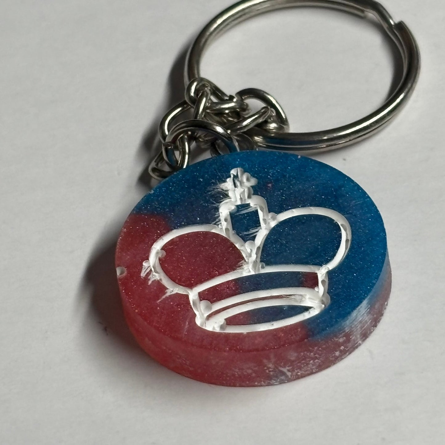 Color Mixed King - Handmade Resin Keychain