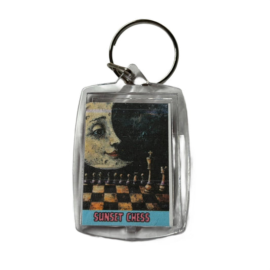 Moon Lady - Chess  Photo Keychain