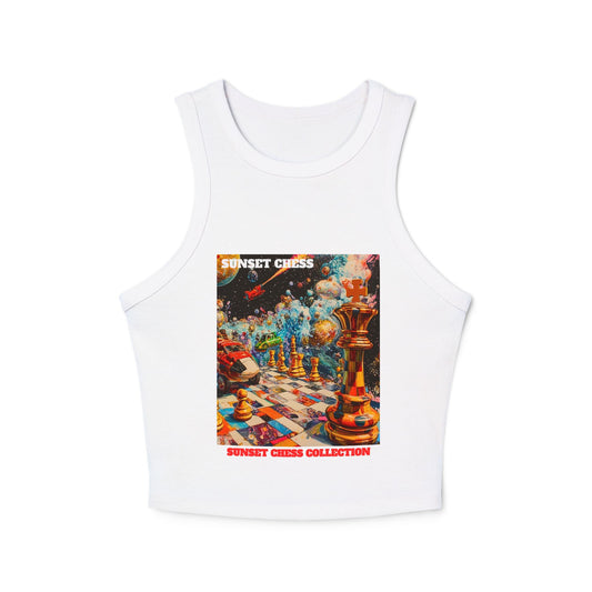 The Future is Now - Women's Pink Chess Tank Top