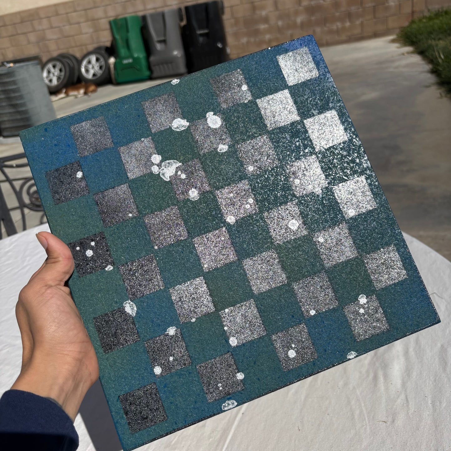Forest Green - Chinese Edition Chess Set