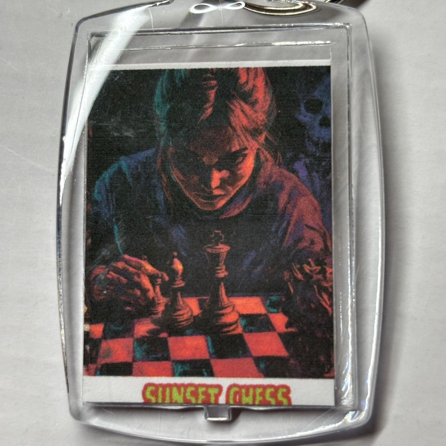 Red Flash - Chess  Photo Keychain