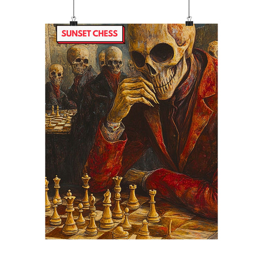 Death In Chess - Matte Vertical Poster 16"x20"