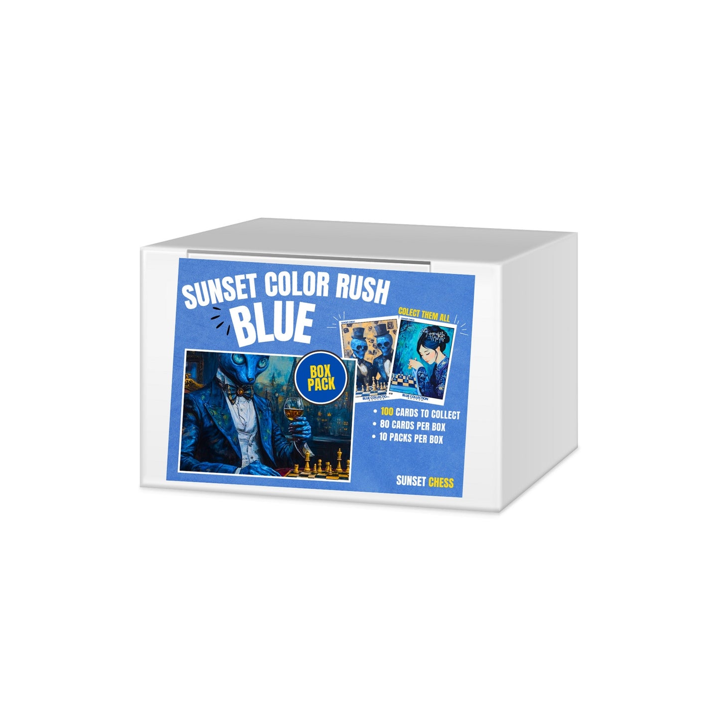 Blue Color Rush Trading Cards - Mini Box Collection