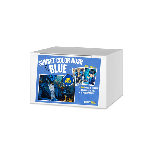 Blue Color Rush Trading Cards - Mini Box Collection
