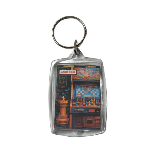 Arcade - Chess  Photo Keychain