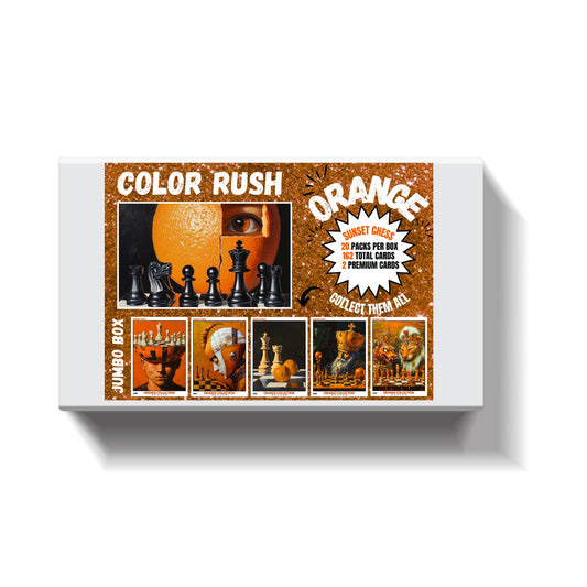 Orange Color Rush - Jumbo Box Pack - Chess Trading Cards
