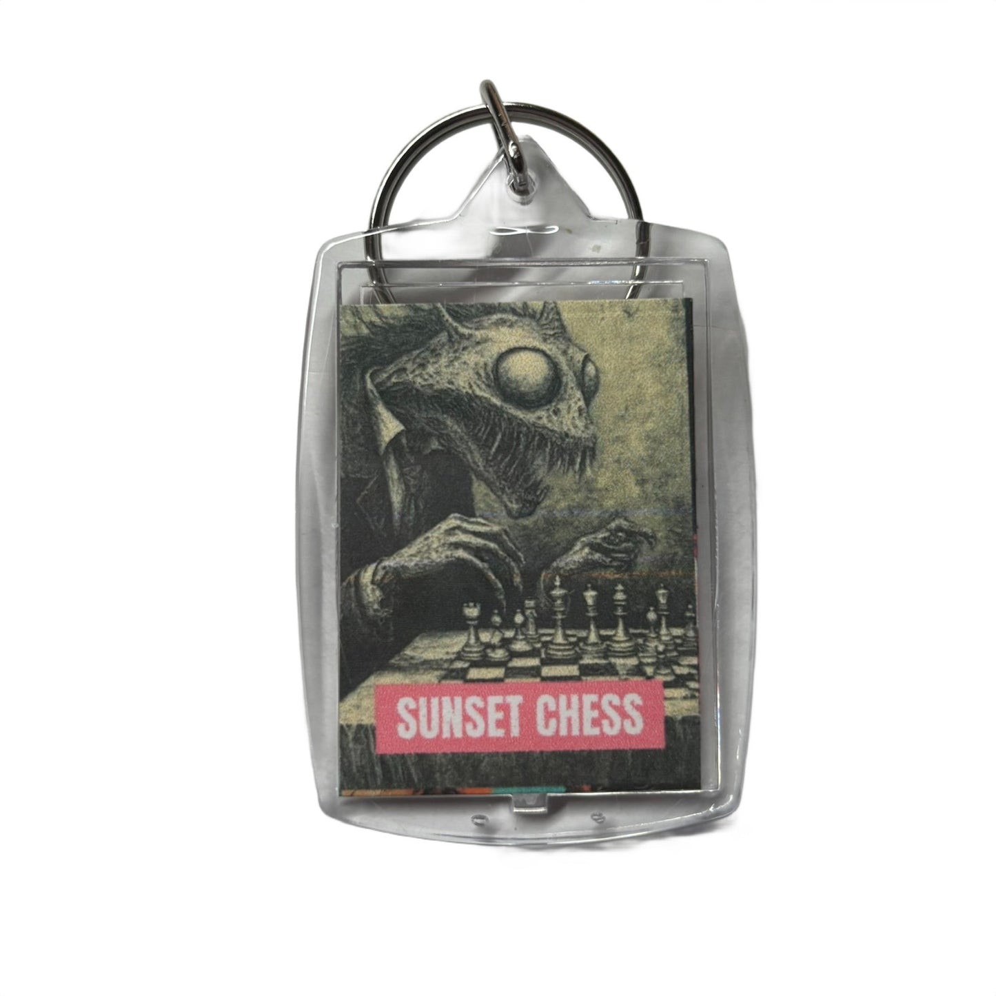 Monster Within - Chess  Photo Keychain