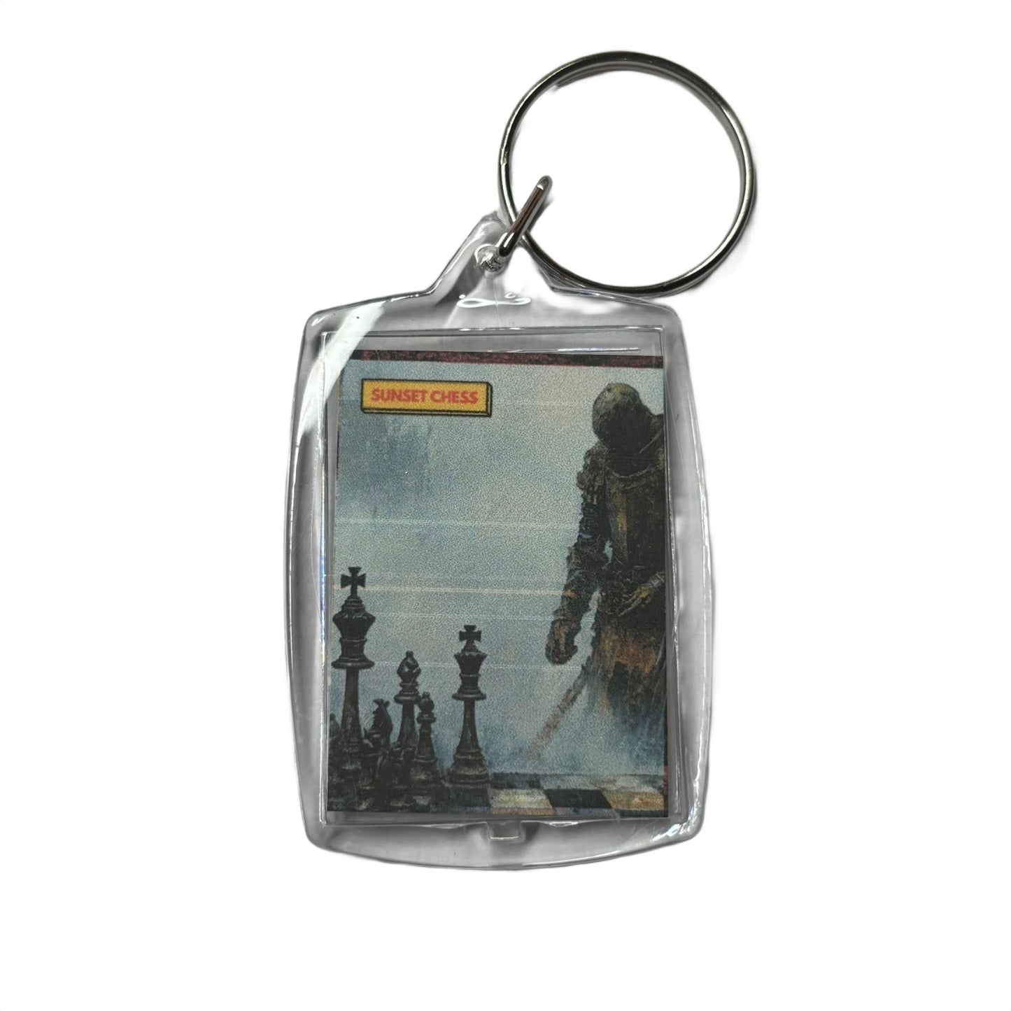 In The Fog - Chess  Photo Keychain