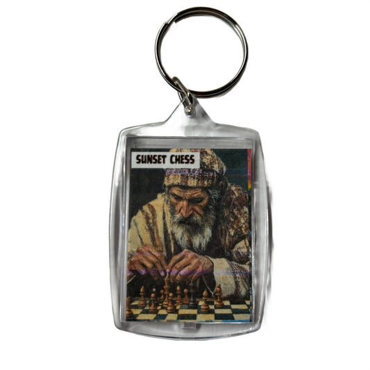 The Elder - Chess  Photo Keychain