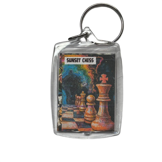 Space Void - Chess  Photo Keychain