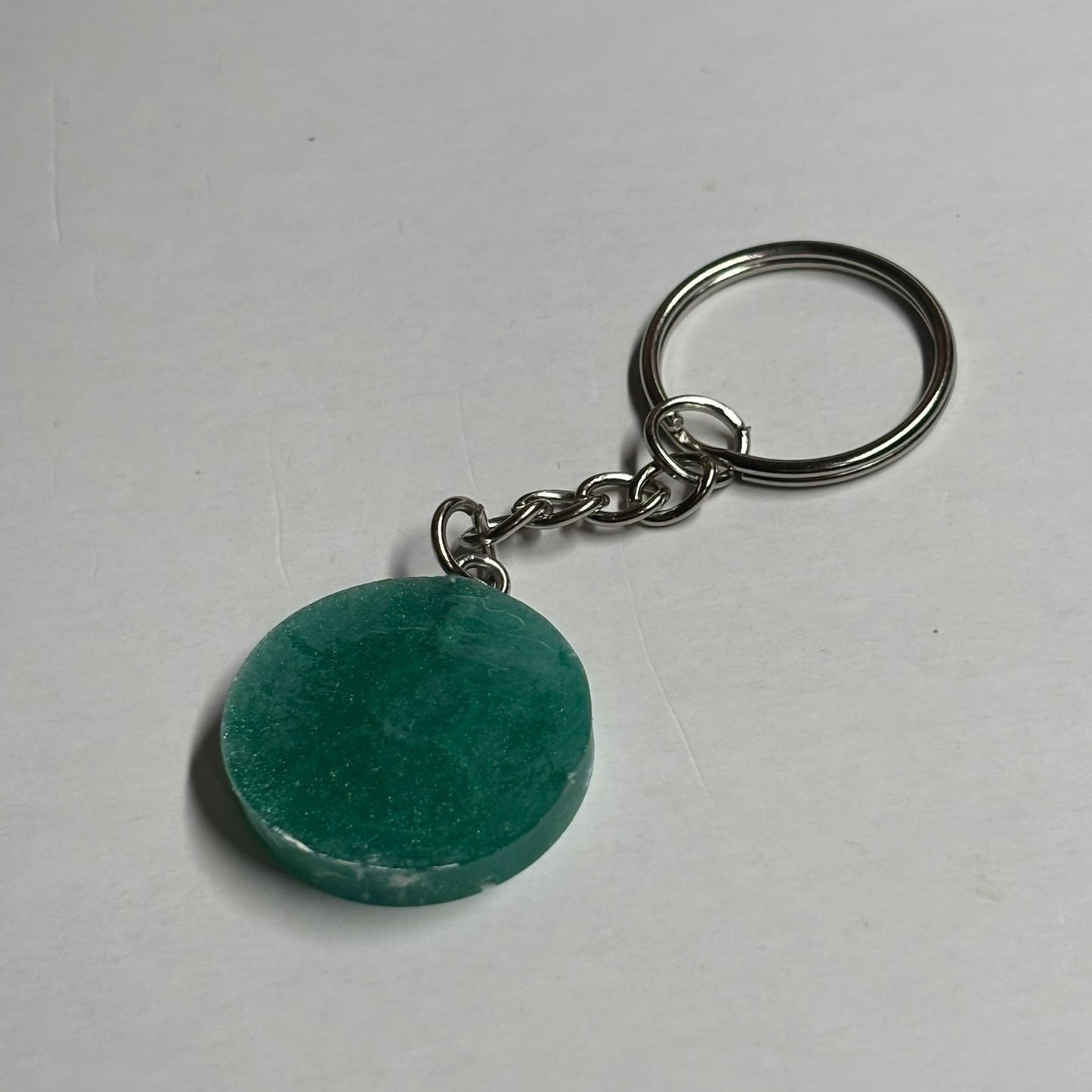 Forest Green Pawn - Handmade Resin Keychain - Flat Edition