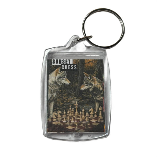 Wolves Game - Chess  Photo Keychain