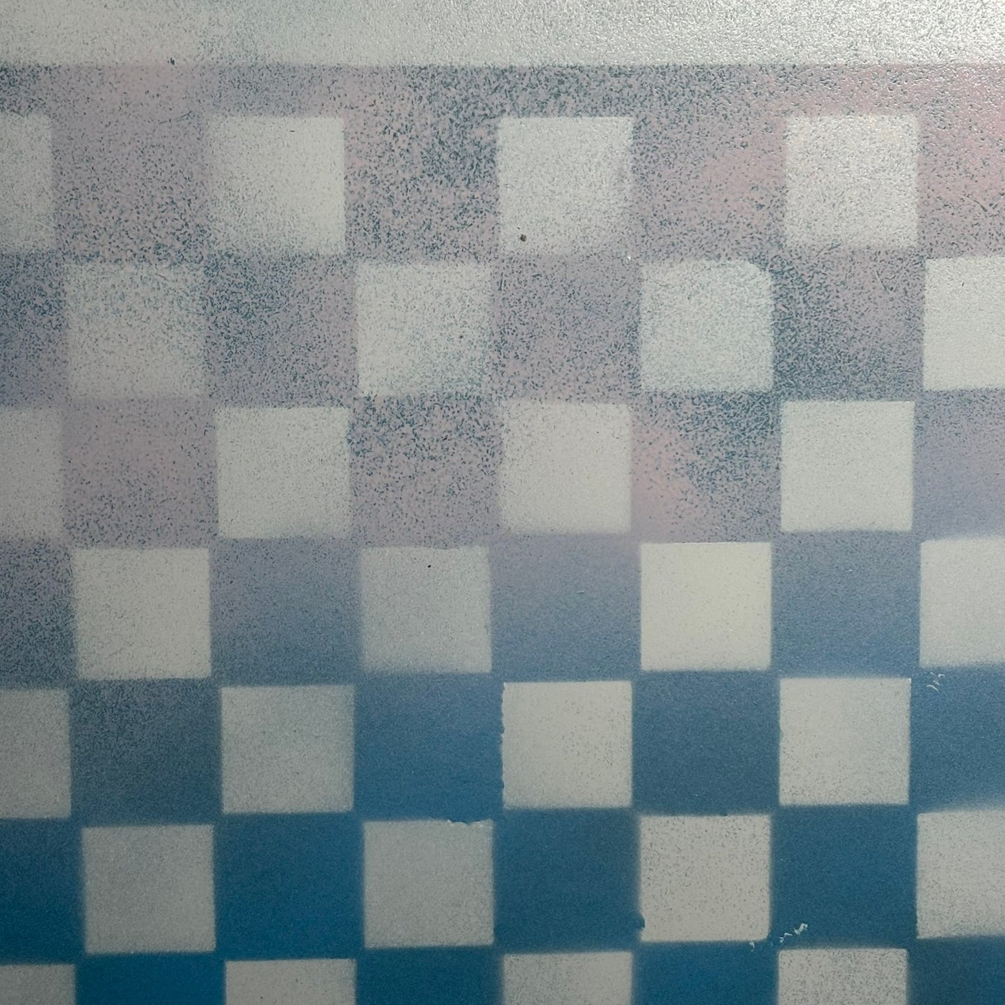 Fading Sky Blue - Painted Chess Board