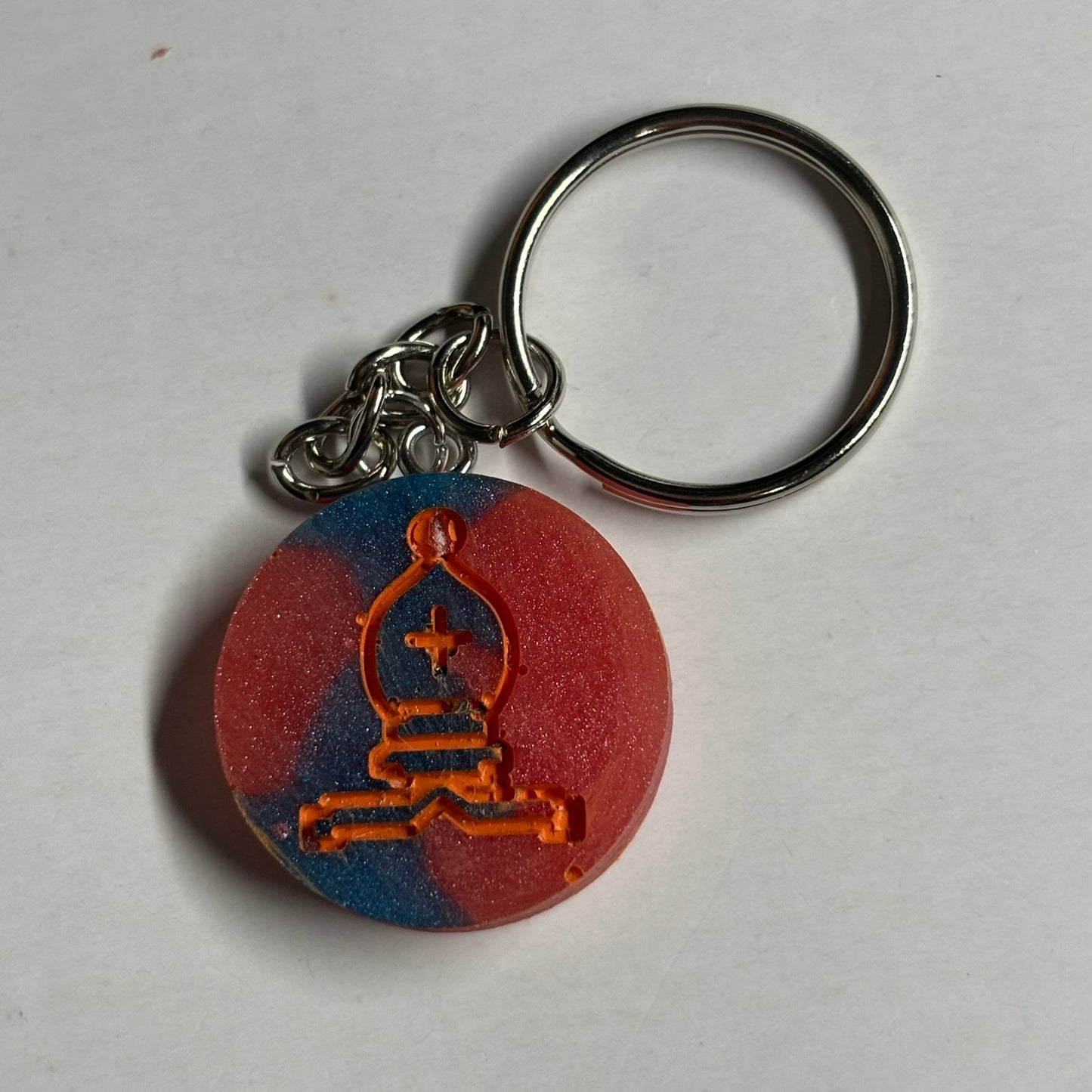 Bishop Color Mix - Handmade Resin Keychain