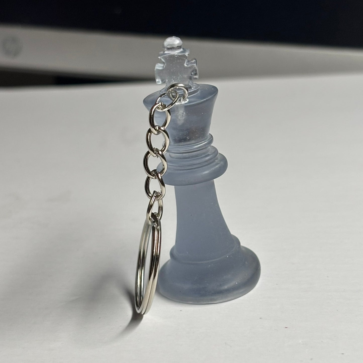 Light Blue King - Handmade Resin Keychain