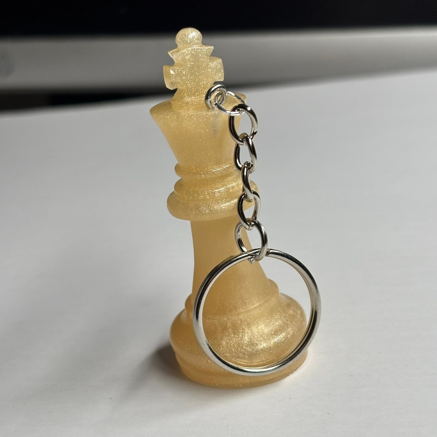Cream Yellow King - Handmade Resin Keychain