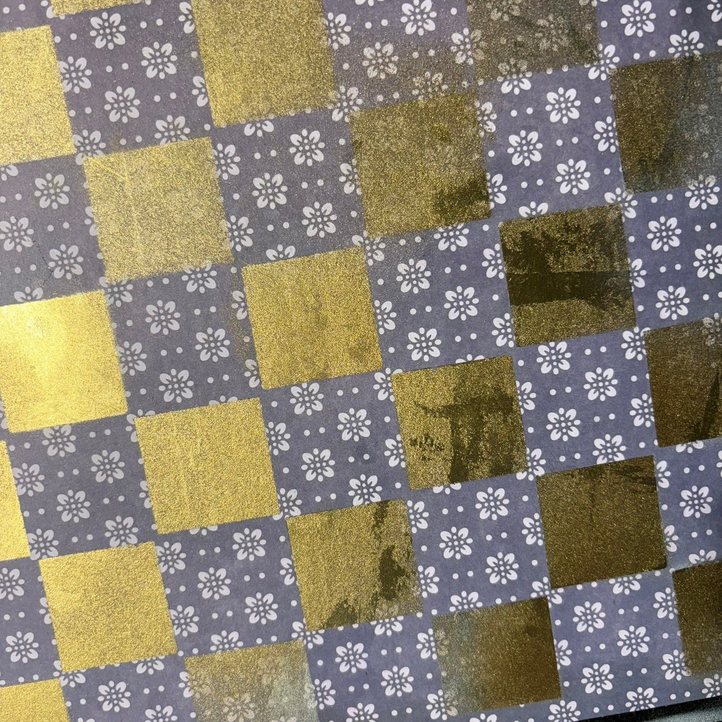 Golden Hue - Scrapbook Chess Board