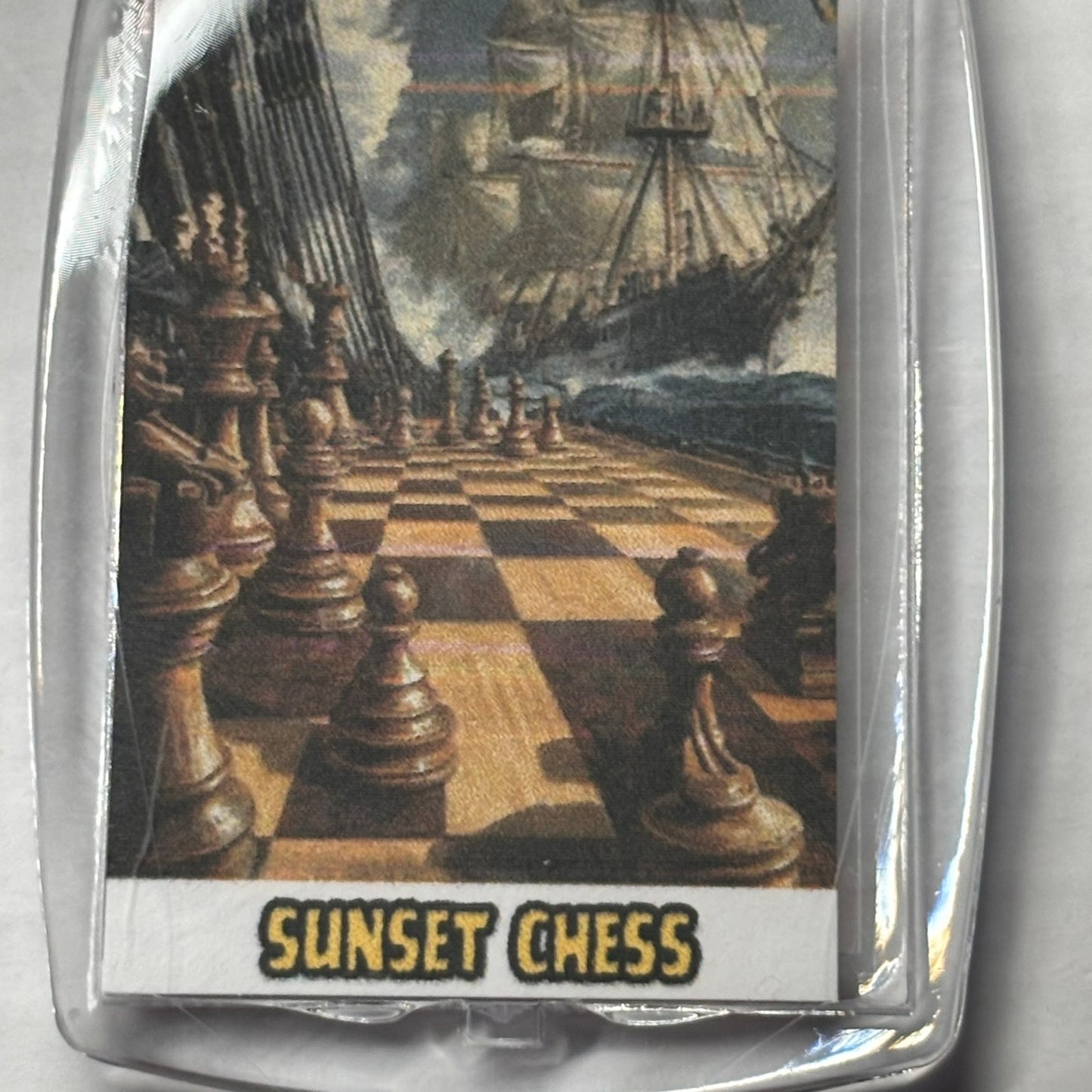 Through Seas! - Chess  Photo Keychain