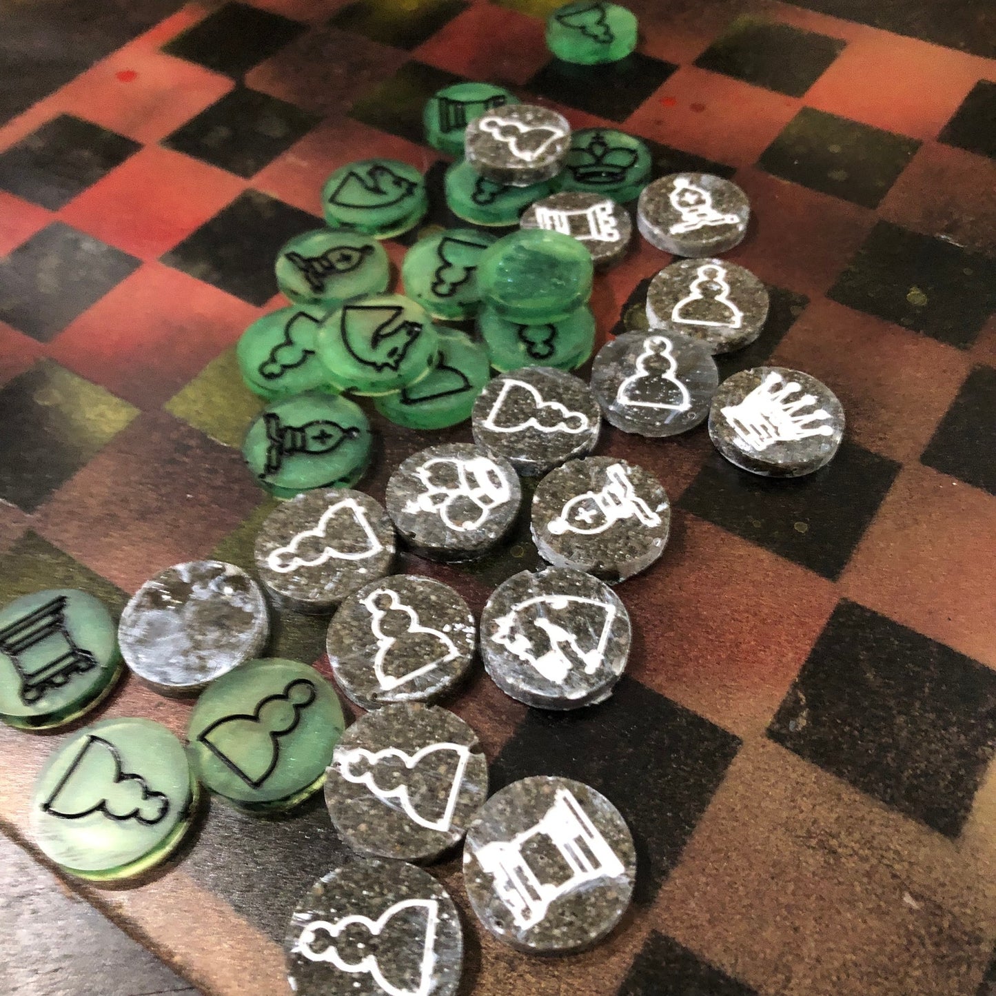 Toxic War - Painted Chess Set
