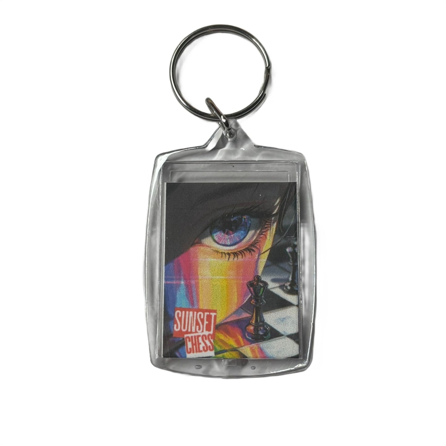 Mystic Eye - Chess  Photo Keychain
