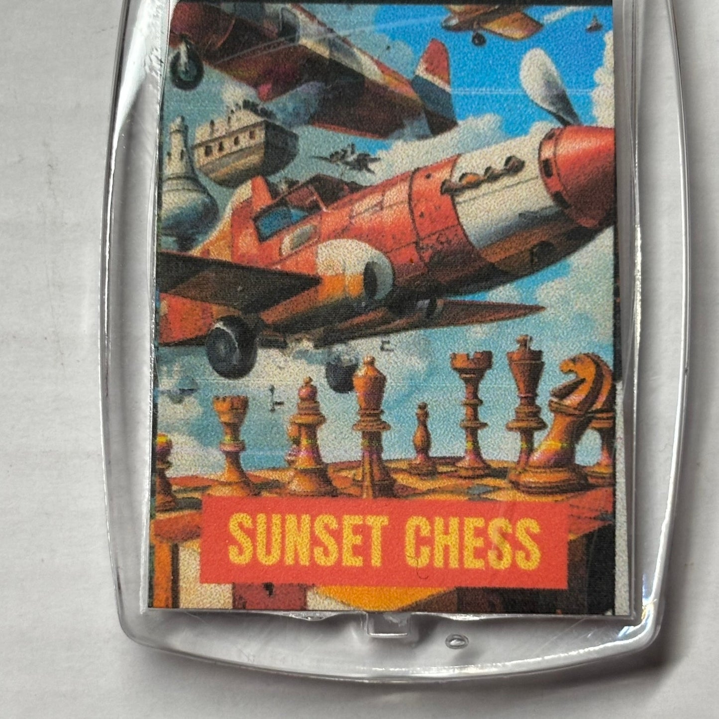 Sky High - Chess  Photo Keychain