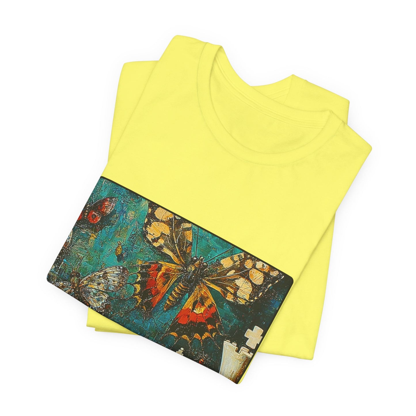 Butterfly Chess - Yellow Chess T Shirt