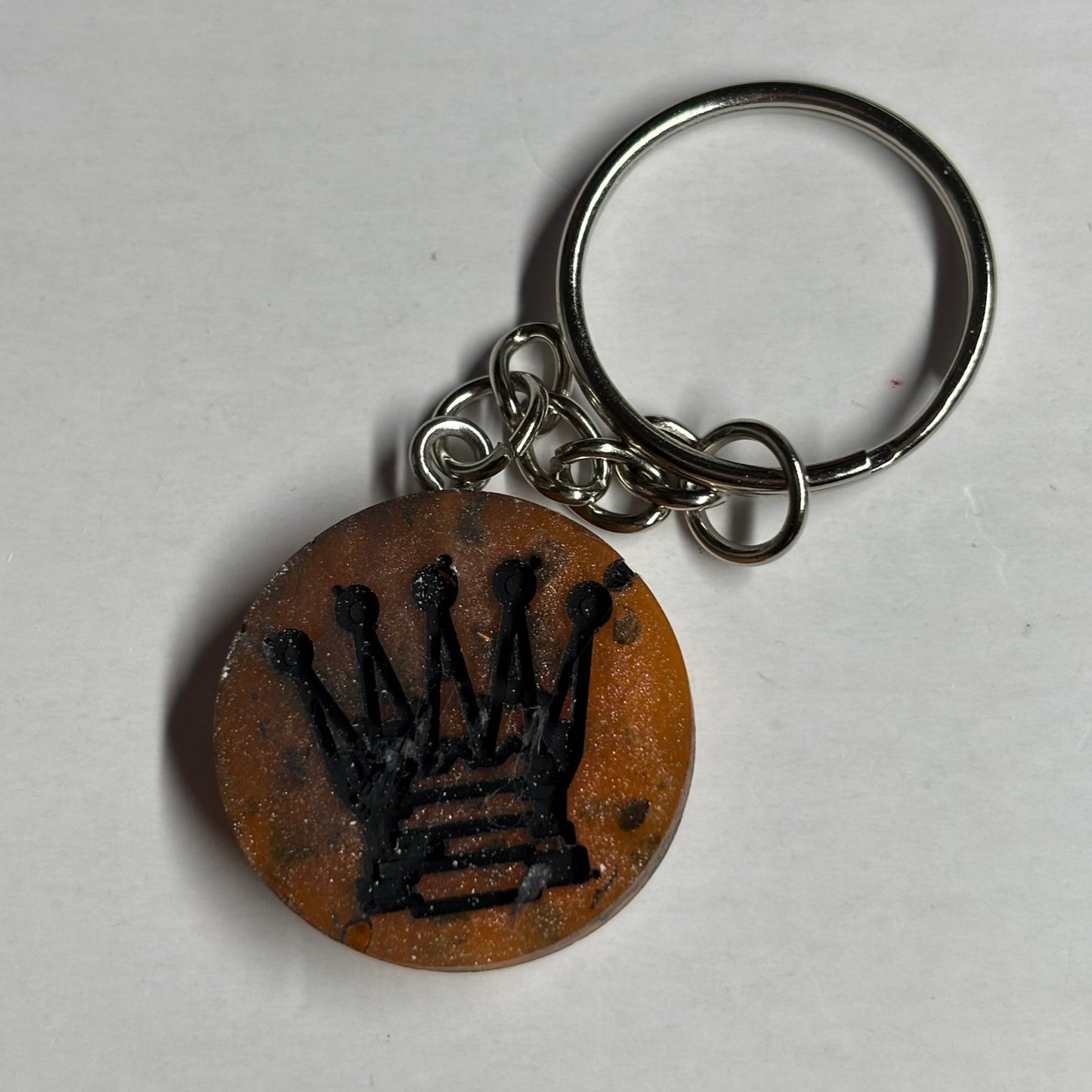 Lava Queen - Handmade Resin Keychain