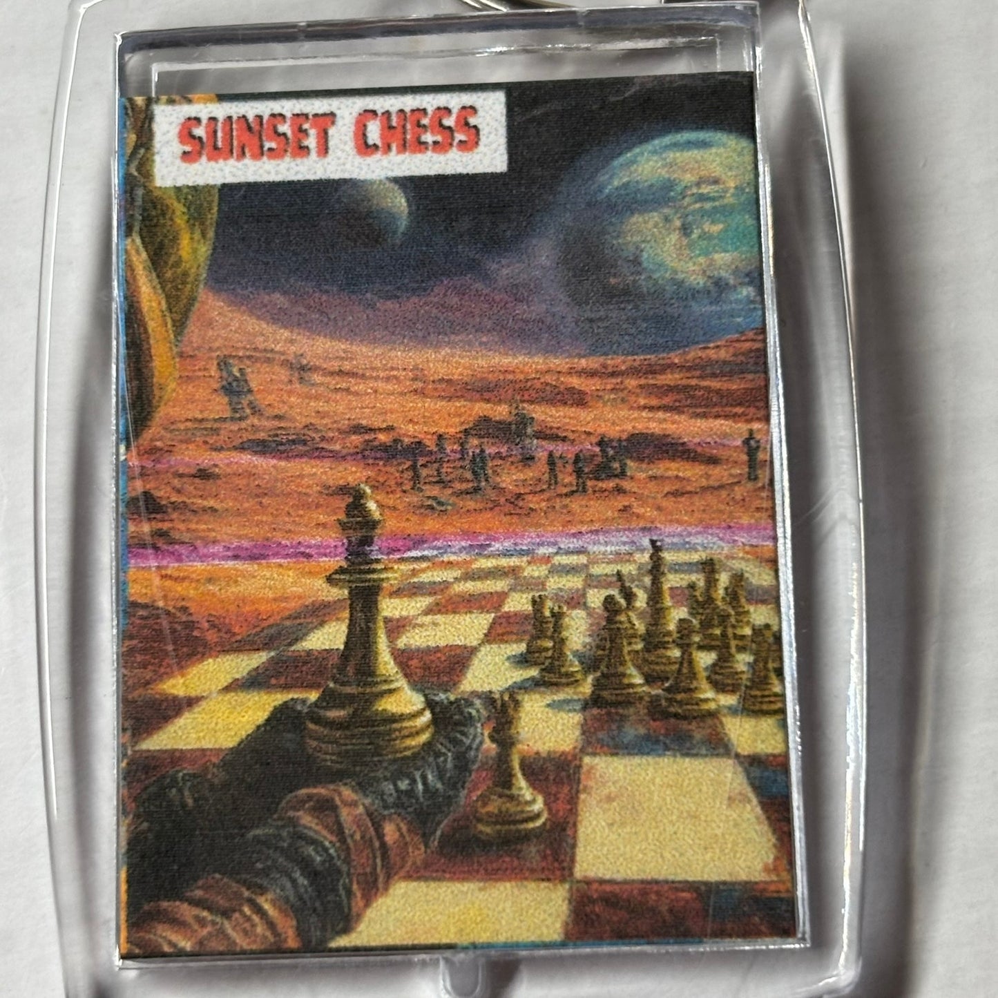 The Wastelands - Chess  Photo Keychain