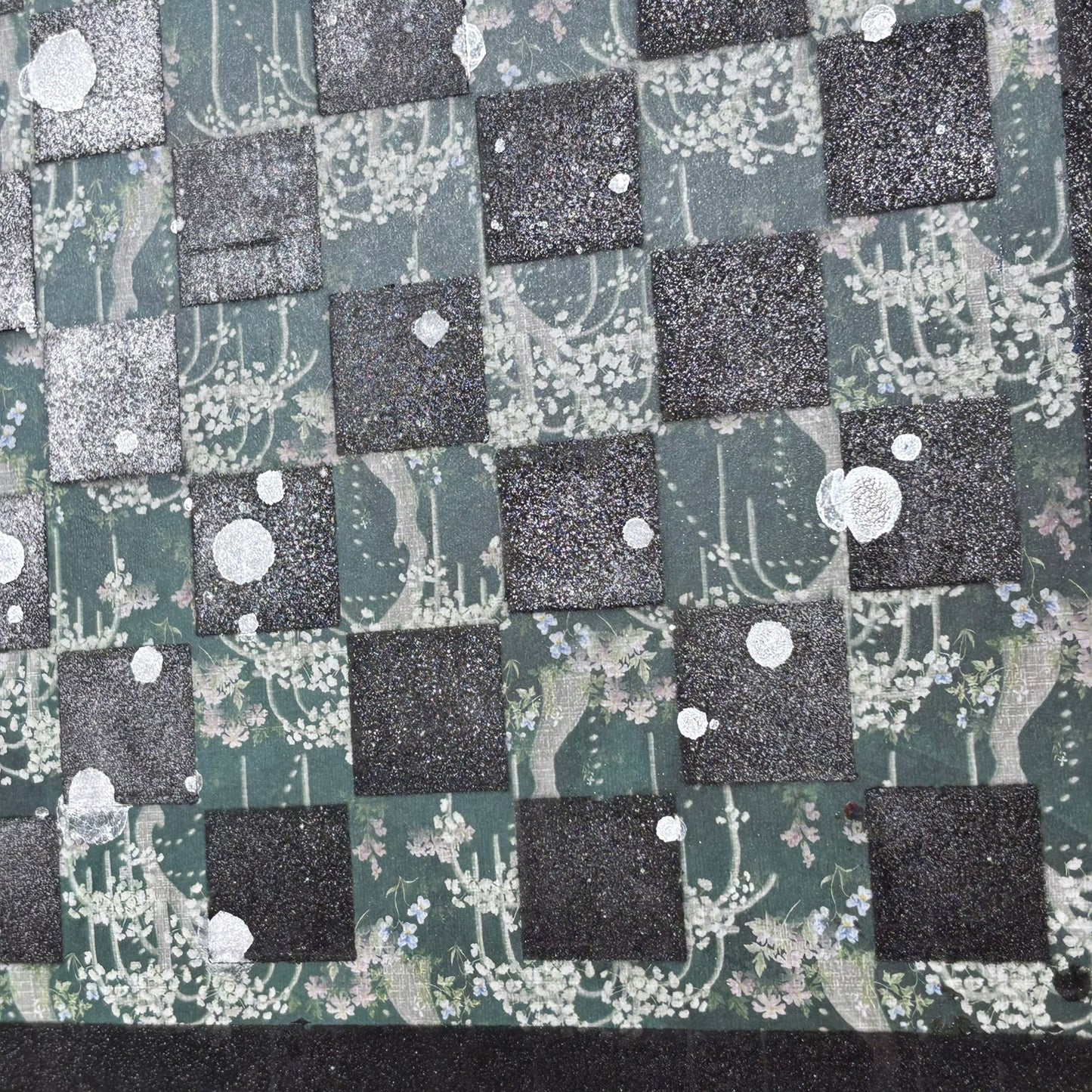 Chrome Mist Green - Scrapbook Chess Board