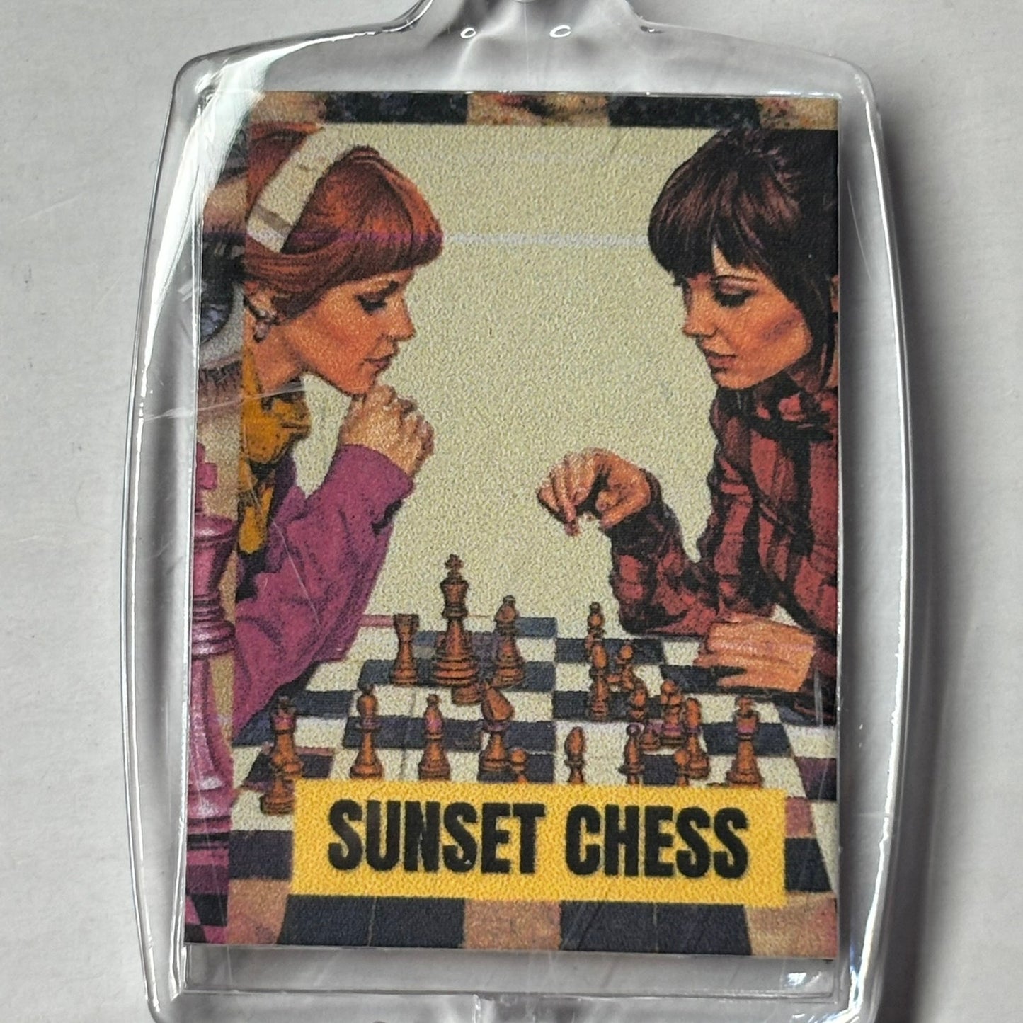Girls Night - Chess  Photo Keychain