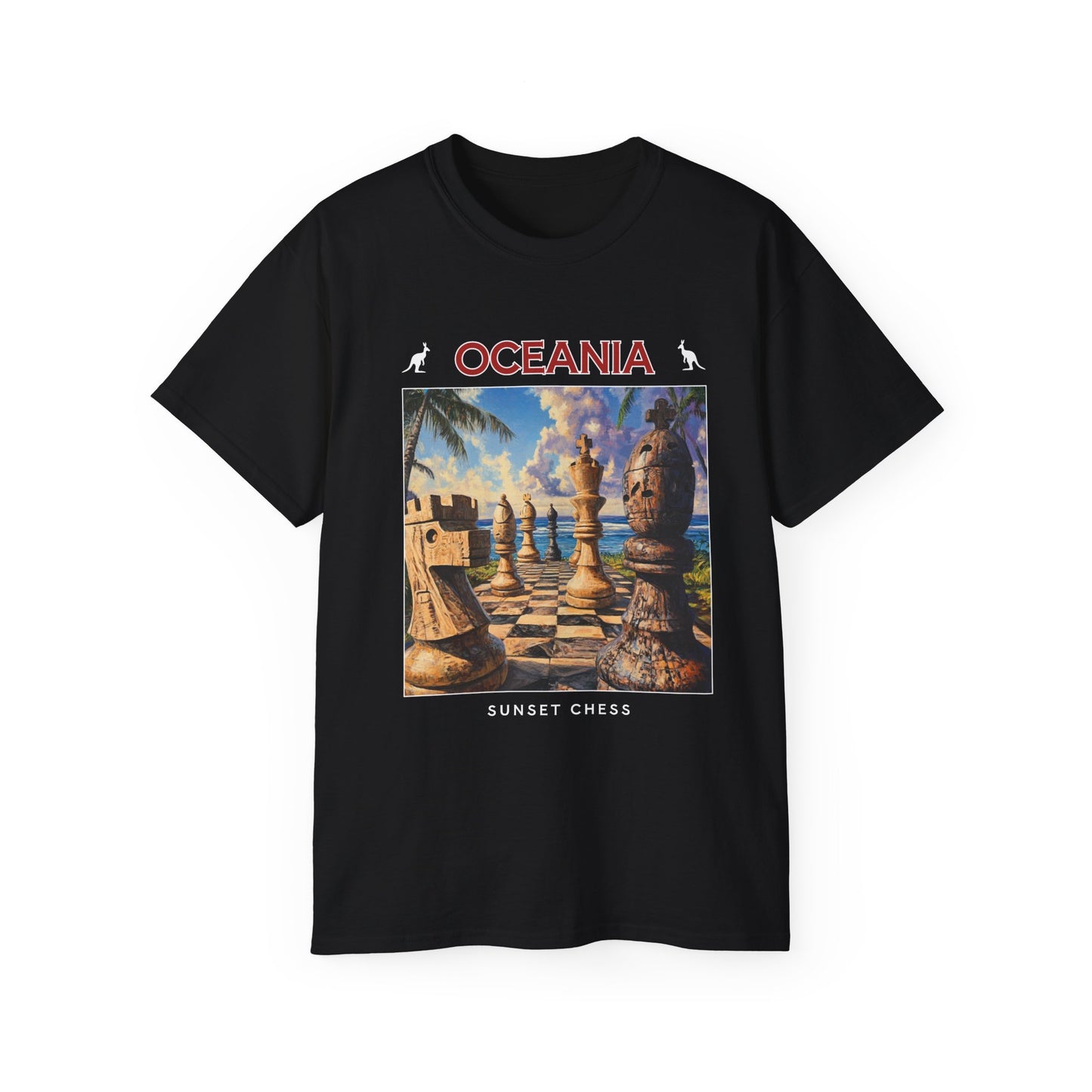 Giant Chess - Black Chess T Shirt