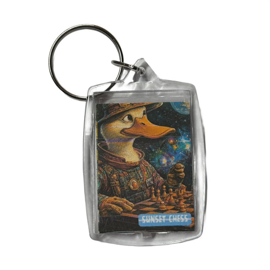 Duck Galaxy - Chess  Photo Keychain