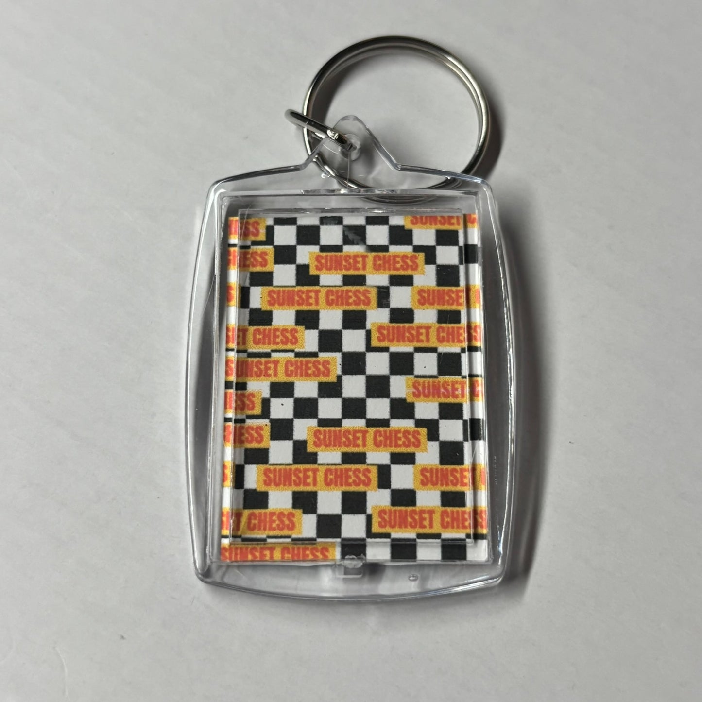 The CCI - Chess  Photo Keychain