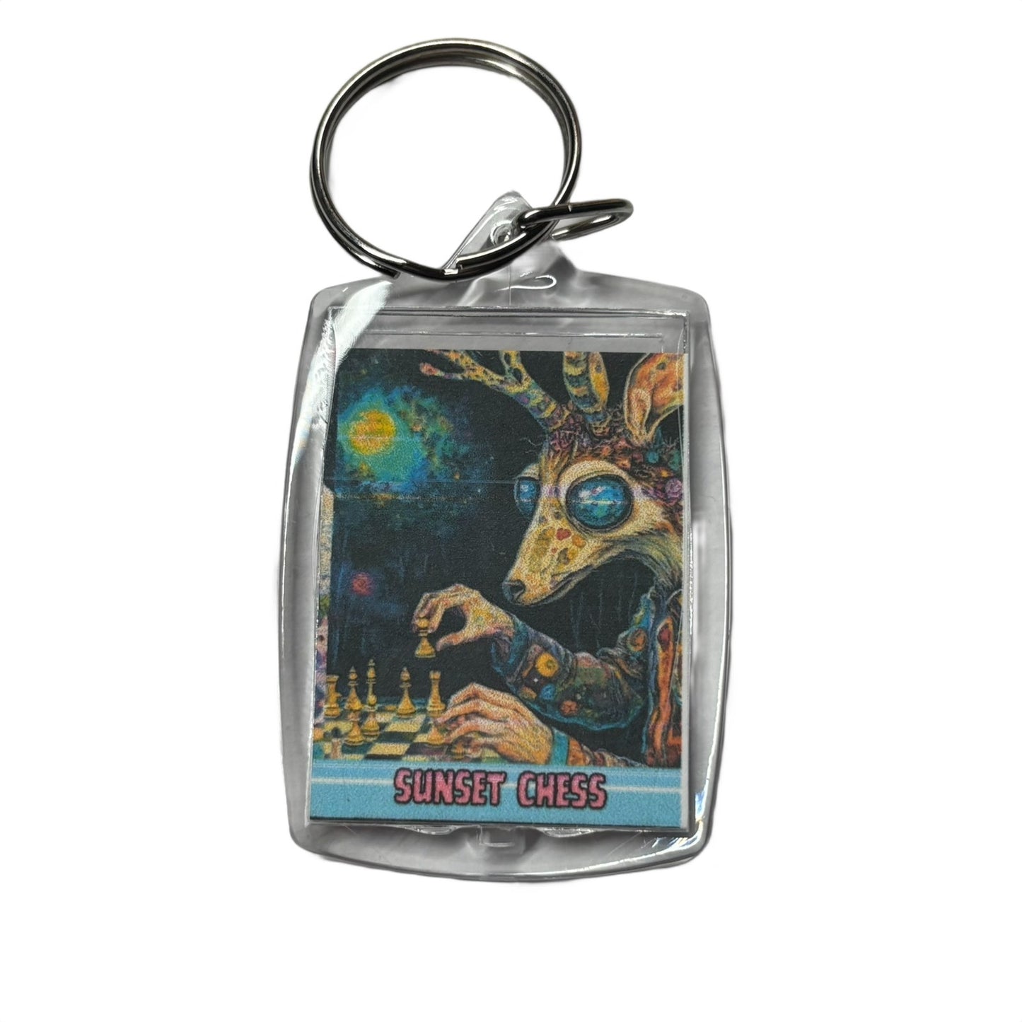 Mutated Deer - Chess  Photo Keychain