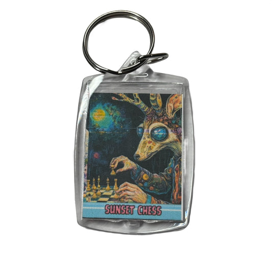 Mutated Deer - Chess  Photo Keychain