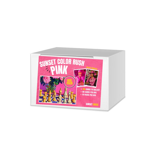 Pink Color Rush Trading Cards - Mini Box Collection