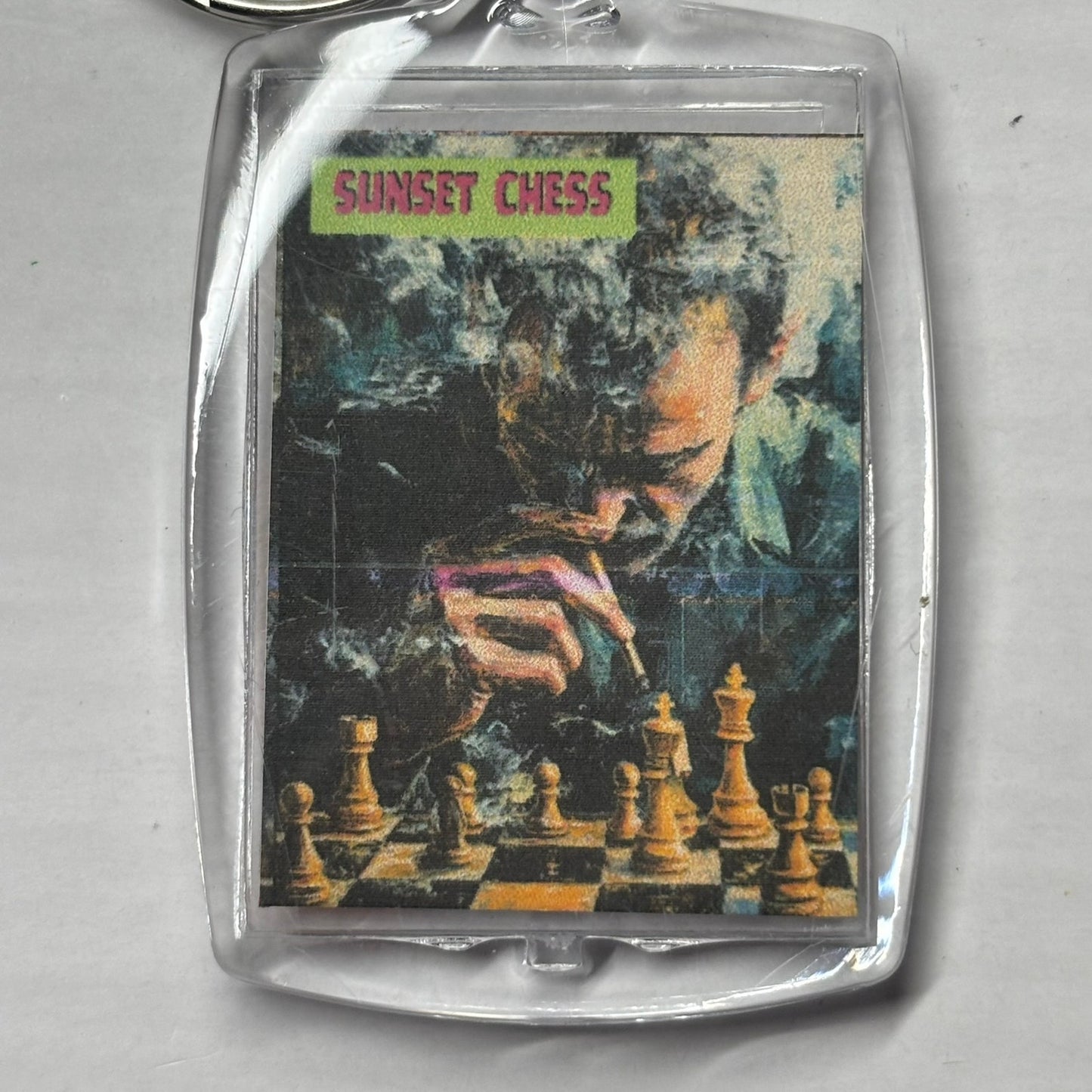 Smokey - Chess  Photo Keychain