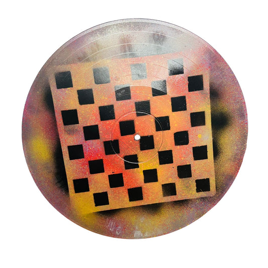 Fire Orange - Vinyl Chess Board